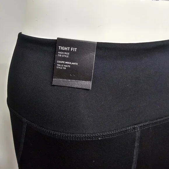 Adidas  High Waist 7/8 3-Stripe Active Tight with Pocket Leggings - Picture 6 of 9